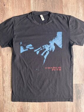 Black Charlie Puth Tour Promo Tee Sz.S